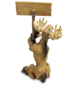 Sealmark ME-1027-LF Фигура Лось «Бобро Поржаловать»