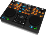 BEHRINGER CMD STUDIO 2A MIDI контроллер для DJ на 2 деки, со встроенным 4 канальным аудио интерфейсом__1