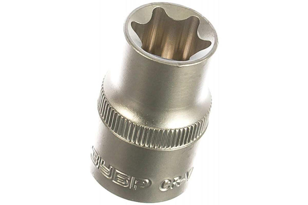 Головка торцовая МАСТЕР (Е18; 1/2"; Cr-V; E-TORX) Зубр 27719-18