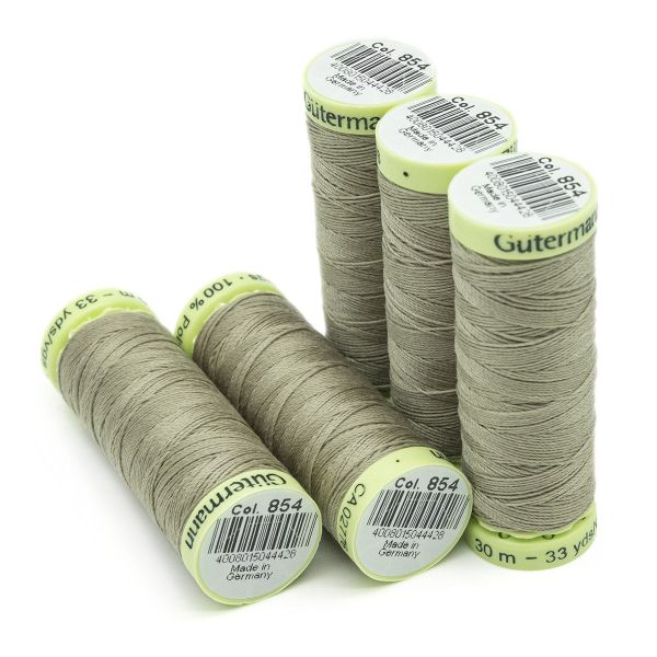 Нитки отделочные Gutermann Top Stitch 30 (30 метров), 5 кат. | 854 пастельно-болотный