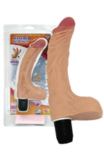 Гибкий вибратор-реалистик Matured Strength (Цвет: телесный)