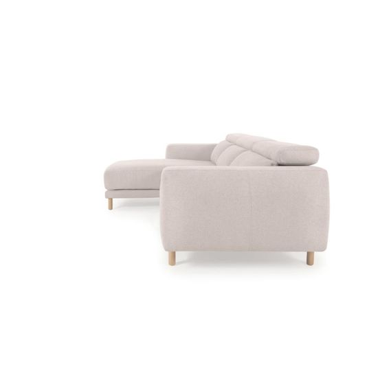 Singa 3-местный диван с правым шезлонгом белого цвета 296 см