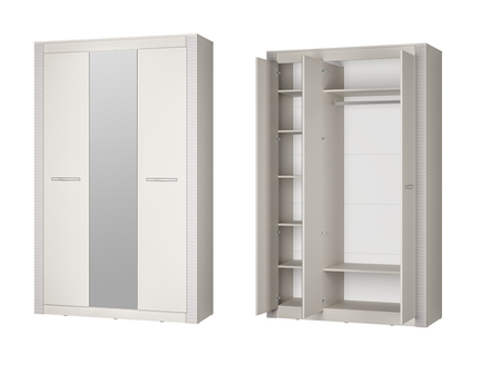 Шкаф 3-х ств многоцелевого назначения Монако ШК-38 кашемир