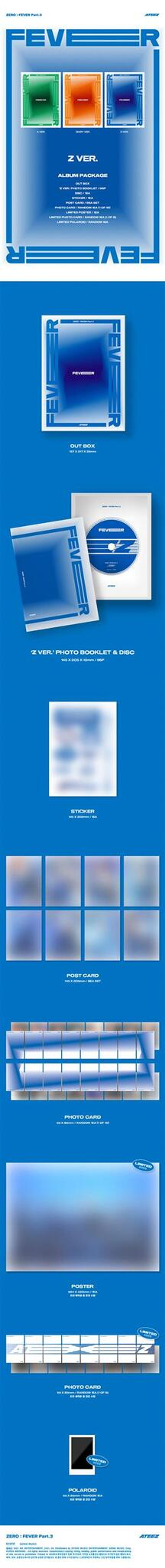 Альбом ATEEZ  - ZERO : FEVER Part.3