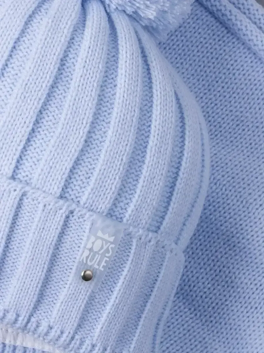 Шапка для мальчика на осень и снуд