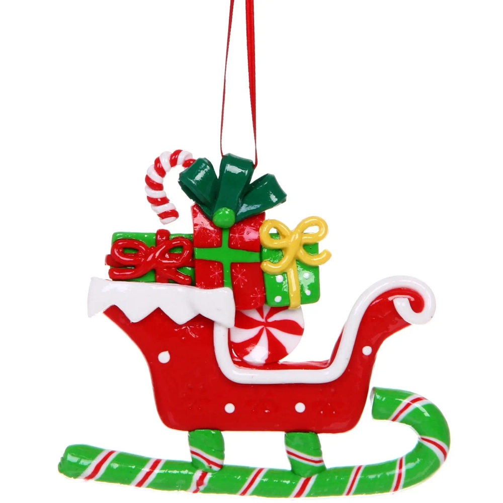 Подвеска Сandy «Сани с подарками» 11.4x0.95x11 см, в ассортименте