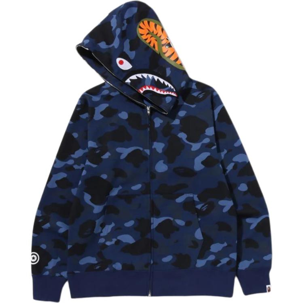 A Bathing Ape Bathing Ape Ss26 Color Camo Shark Full Zip Худи Свитшот