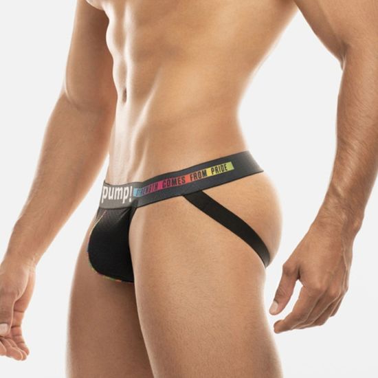 Мужские трусы джоки черные PUMP! MP294-2