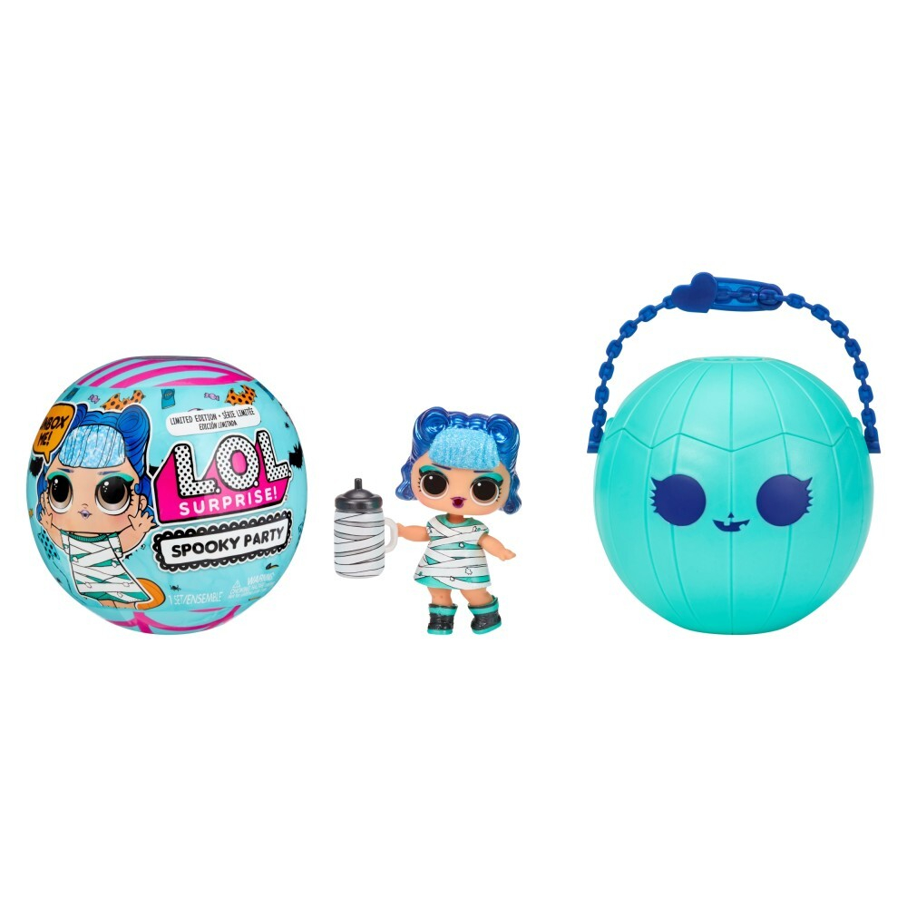 L.O.L. SURPRISE - Кукла LOL Glitter Ghost в шаре для Хэллоуина Spooky Party 593010 / артикул   516552 593010  / GTIN 035051593010