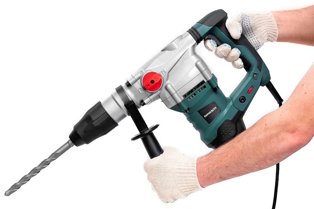 Перфоратор вертикальный FAVOURITE RH 1800M, 1800Вт, 10Дж, SDS-max, кейс