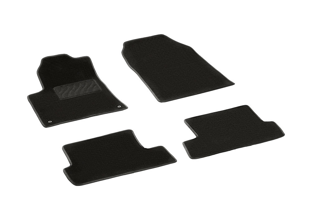 Ворсовые коврики LUX для Peugeot 407 2004-2010, Seintex.83174