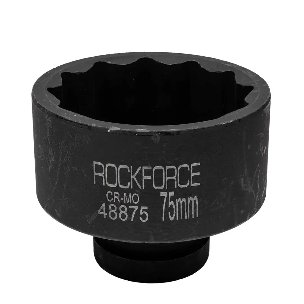 Головка ударная 1'', 75мм (12гр.) RockForce RF-48875