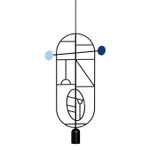 Подвесной дизайнерский светильник  Lines & Dots LD05 by Home Adventures