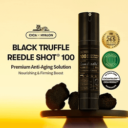 VT Cosmetics Black Truffle Reedle Shot 100 бустер-сыворотка для лица с микроиглами и трюфелем