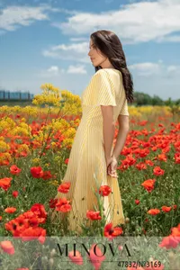 Платье 3169-желтый Minova
