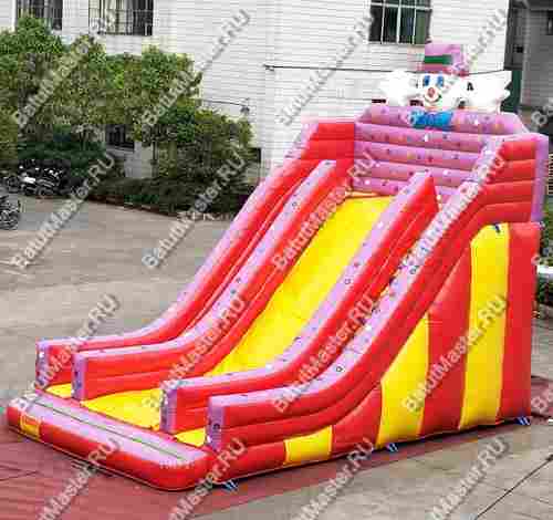 Надувная горка "Весёлый клоун" 8*5*6 м