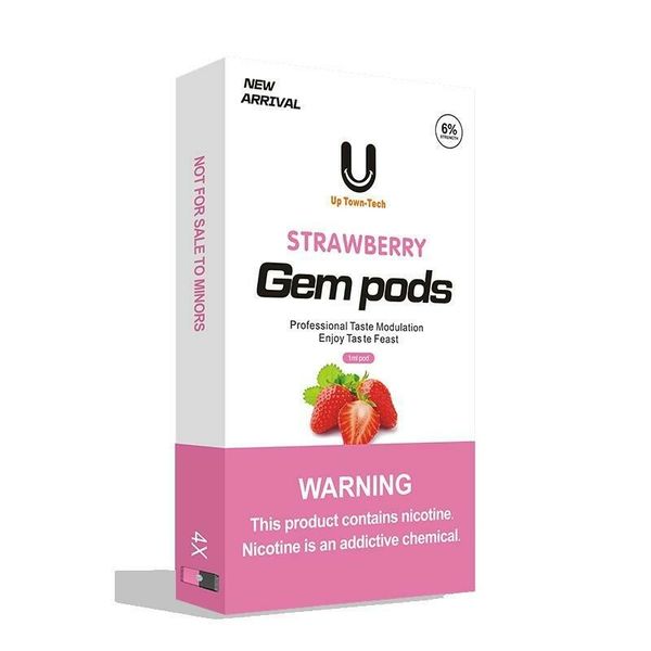 Купить Картриджи для Juul - Gem Pods - Strawberry 6,0% (4 шт)