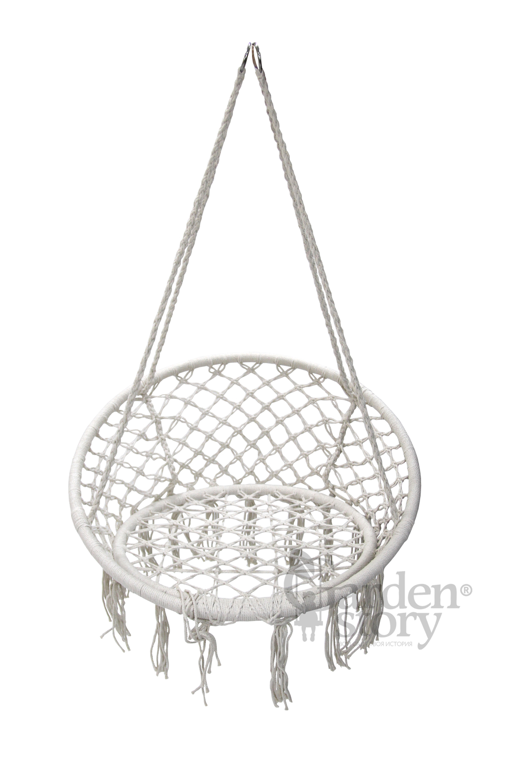 Кресло подвесное Фиби арт.ZRHC30-B/1 (корзина светло-серая, подушка серая, 1 уп.)