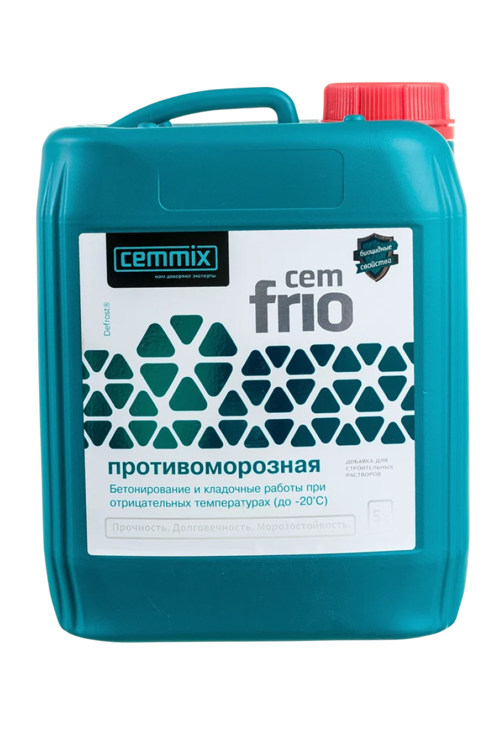 Добавка "Cemfrio" противоморозная "CEMMIX" 5л