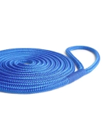 Швартовый трос 10,0 мм, 6 м, с огоном 30 см, синий