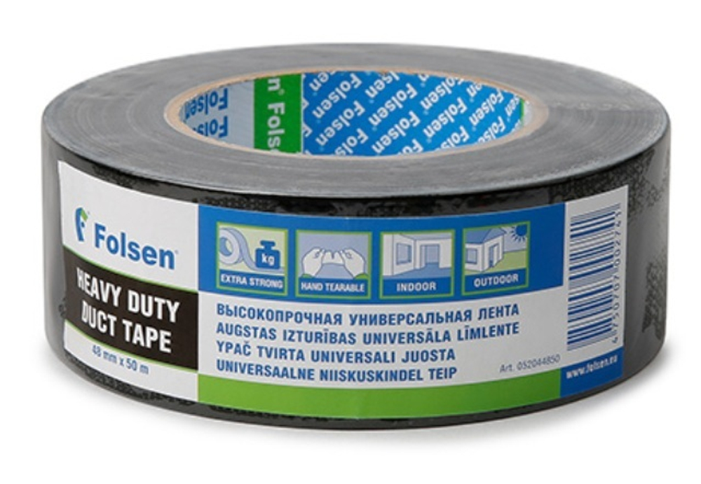 Тканевая лента Премиум Folsen® 052, 48ммХ50м, 200мкм