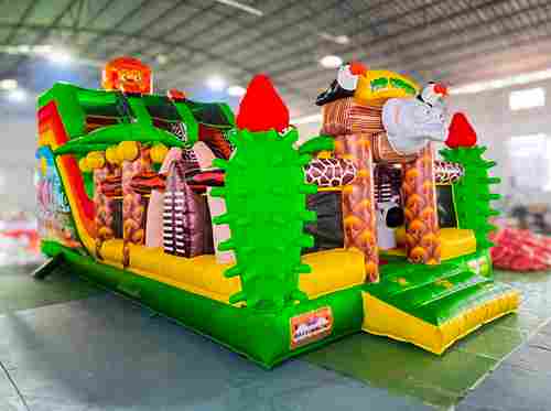 Коммерческий надувной батут «Сафари Ультра», 10*5*6 м.