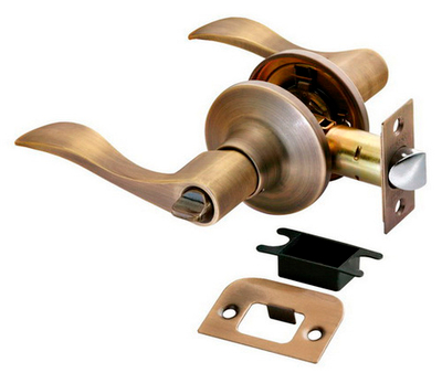 Ручка RUCETTI HK-03 WC MAB матовая античная бронза, фиксатор