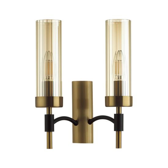 6538/2W CLASSI LN23 000 чёрный, латунь Бра E14 2*40W 220V SHARON