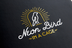 Светильник неоновый bird in a cage