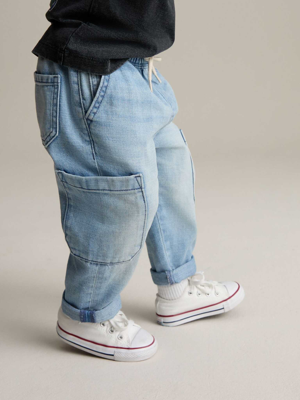 Джинсы карго для мальчика Next E45-344, Голубой