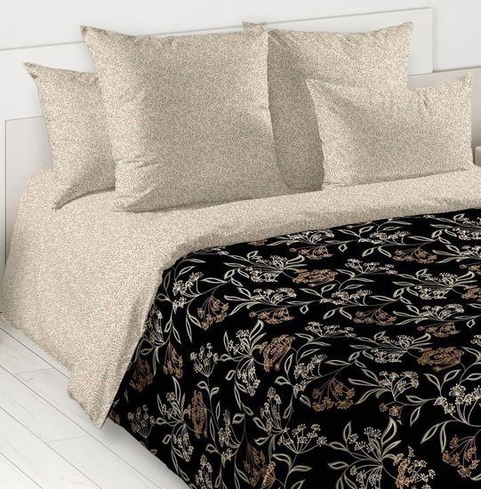 Семейный комплект постельного белья Гербарий поплин