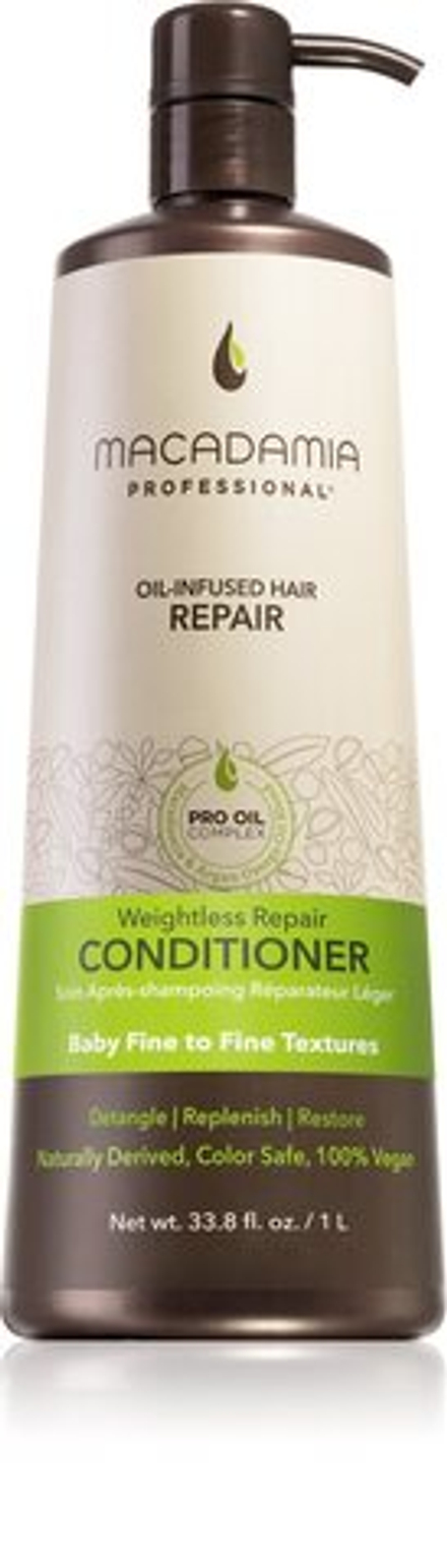 Macadamia Natural Oil Weightless Repair - легкий кондиционер с увлажняющим эффектом /   1000  ml  / GTIN 815857010641