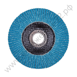 Круг лепестковый для шлифования по нержавеющей стали FTL Ergo цирконий 27 125 х 22,2 мм P40