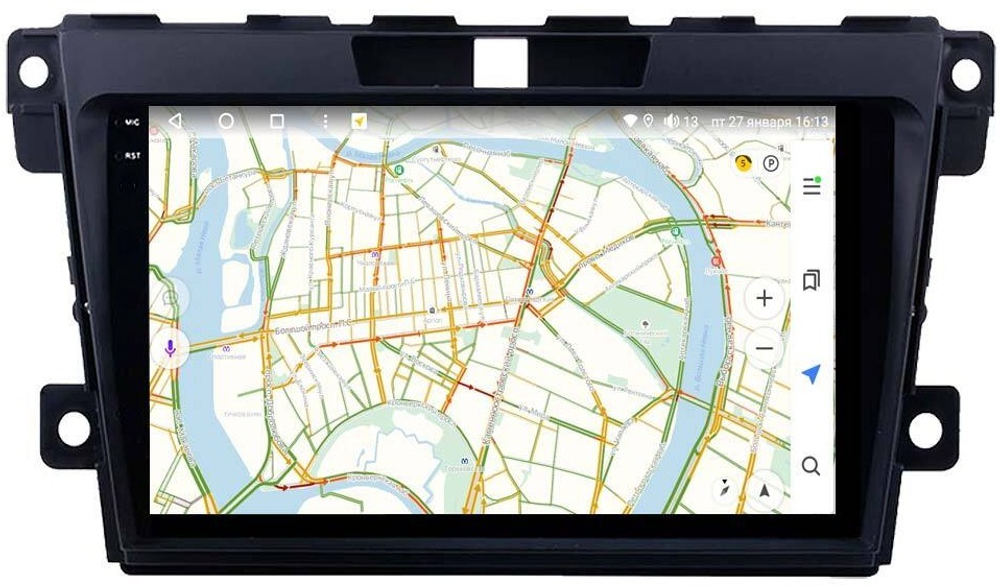 Магнитола для Mazda CX-7 2007-2012 - Vaycar VA41-0097-2K на Android 13, 8-ядер, 2K QLED, ТОП процессор, CarPlay, 4G SIM-слот