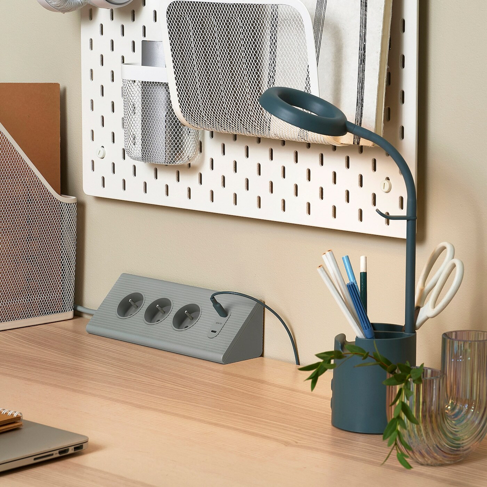 IKEA SKOTAT  (ИКЕА СКОТАТ)  -  Удлинительный кабель, зеленый, 1,8 м
