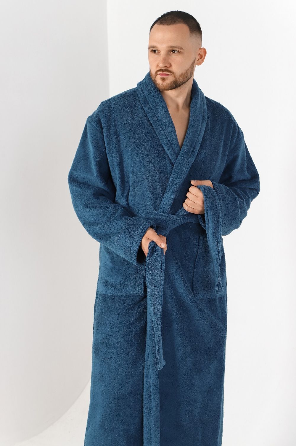 Халат мужской Комфорт-4 Виотекс ПЕТРОЛЬ