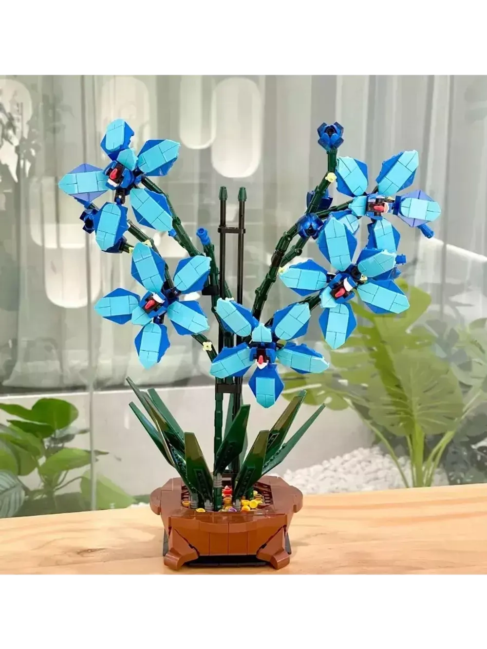 Конструктор Цимбидиум Лодочная орхидея 1097 деталей