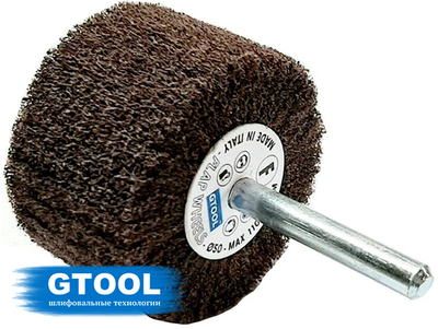 Шлифовальная головка лепестковая абразивная скотч-брайт GTOOL, 50х30х6мм, зерно fine