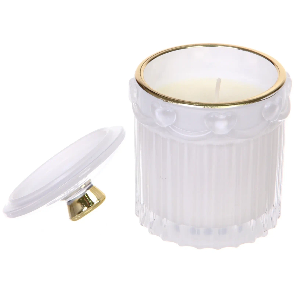 Свеча в стакане «Нежные облака» 9*11,8 см, Белый