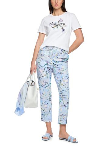 Marc Cain Футболка из хлопка с принтом