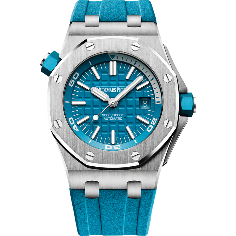 Audemars Piguet Royal Oak Offshore Diver Attracts the Eye in Turquoise