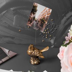 Статуэтка Птичка Терра с держателем Бронза