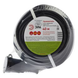 Удлинитель силовой ЭРА UPx-1e-3x1,5-40m-IP44(KG) в бухте с заземлением 1 розетка 40 м КГ 3х1,5мм2 | Силовые удлинители