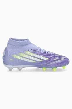 Бутсы adidas F50 League Mid FG/MG для женщин - фиолетовый