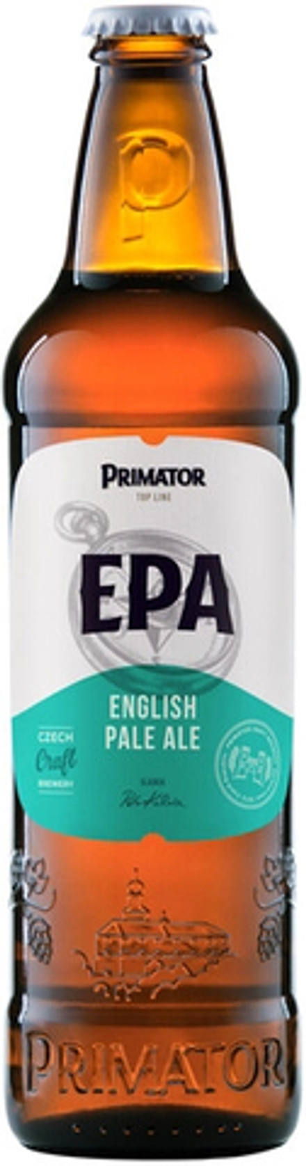 Пиво Приматор Английский Светлый Эль / Primator EPA (English Pale Ale) 0.5 - стекло