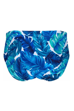 Мужские плавки с принтом в виде листьев Doreanse (Размер: XL) (Цвет: синий)