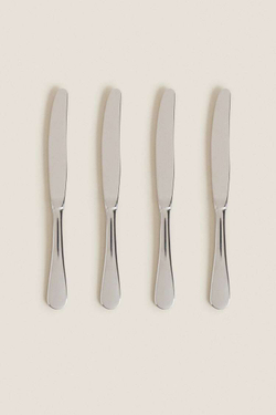 ZARA HOME КЛАССИЧЕСКИЙ НАБОР НОЖЕЙ ИЗ 4 ПРЕДМЕТОВ, СТАЛЬНОЙ