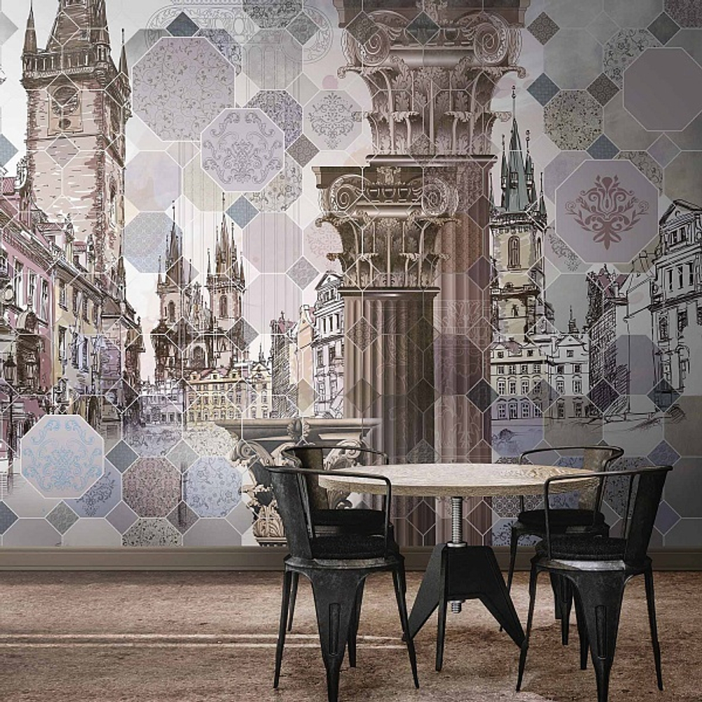 Обои и панно Affresco, коллекция  Re-Space