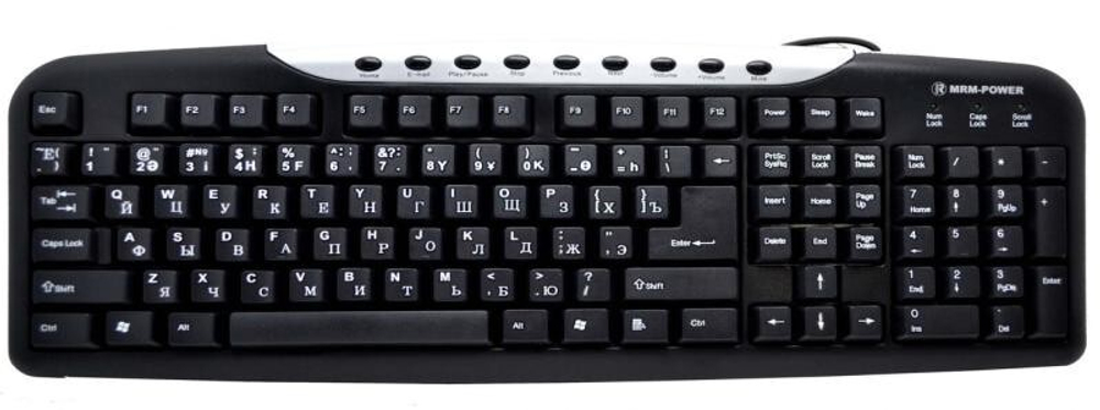 Клавиатура проводная COMFY MRM KB-08X с дополнительными кнопками