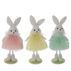 GAEM Фигурка декоративная "Зайка", L7 W7 H17 см, 3в.